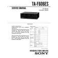 SONY TA-F606ES Service Manual cover photo