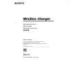 SONY MDX61 Owner's Manual cover photo