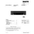 SANYO VHR390E Service Manual cover photo