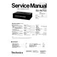 TECHNICS SUAV700 Service Manual cover photo
