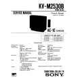SONY KVM2530B Service Manual cover photo