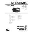 SONY ICFM260 Service Manual cover photo