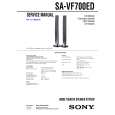 SONY SA-VF700ED Service Manual cover photo
