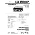 SONY CDXM850MP Service Manual cover photo