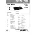 SONY SLV201 Service Manual cover photo
