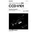 SONY CCD-V101 Owner's Manual cover photo
