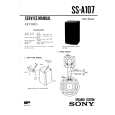 SONY SSA107 Service Manual cover photo