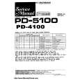 PIONEER PD4100 Service Manual cover photo