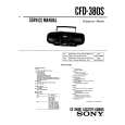 SONY CFD-380S Service Manual cover photo