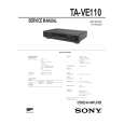 SONY TA-VE110 Service Manual cover photo
