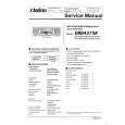 CLARION DRB4375R Service Manual cover photo