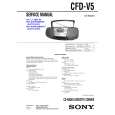 SONY CFDV5 Service Manual cover photo