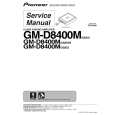 PIONEER GM-D8400M/XS/ES Service Manual cover photo