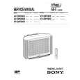 SONY KV29FX60A/B/D/E/U Service Manual cover photo