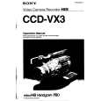SONY CCD-VX3 Owner's Manual cover photo