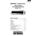 ONKYO TX21 Service Manual cover photo