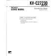 SONY KVC27B Service Manual cover photo