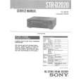 SONY STRD2020 Service Manual cover photo