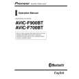 PIONEER AVIC-F900BT/XS/AU Owner's Manual cover photo