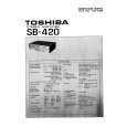 TOSHIBA SB420 Service Manual cover photo
