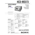 SONY HCDMD373 Service Manual cover photo