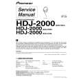 PIONEER HDJ-2000/XZC1/CN5 Service Manual cover photo
