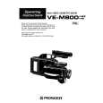 PIONEER VE-M800/HB Owner's Manual cover photo