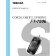 TOSHIBA FT7800 Service Manual cover photo