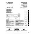 PIONEER A-604R Owner's Manual cover photo
