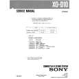 SONY XOD10 Service Manual cover photo