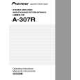 PIONEER A-307R/SDFXJ Owner's Manual cover photo