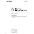 SONY STRDA3ES Owner's Manual cover photo