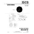 SONY XSE139 Service Manual cover photo