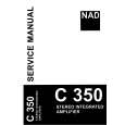 NAD C350 Service Manual cover photo