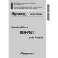 PIONEER DEH-P520 Service Manual cover photo