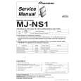 PIONEER MJ-NS1/ZPW/DF Service Manual cover photo