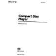 SONY CDP-CX151 Owner's Manual cover photo