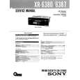 SONY XR6380 Service Manual cover photo
