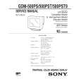SONY GDM500PS/PST Service Manual cover photo