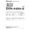 PIONEER DVR-440H-S/WVXK5 Service Manual cover photo