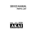 AKAI AA-1030 Service Manual cover photo