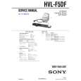 SONY HVLF5DF Service Manual cover photo