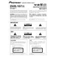 PIONEER DVR-107AXL/XV/CN Owner's Manual cover photo