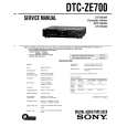 SONY DTCZE700 Service Manual cover photo