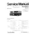 TECHNICS RS-M265X Service Manual cover photo