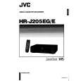 JVC HRJ205E Owner's Manual cover photo