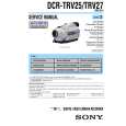 SONY DCRTRV25 Service Manual cover photo