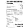 SONY HCDRX100AV Service Manual cover photo