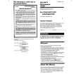 SONY M-579V Owner's Manual cover photo