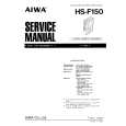 AIWA HSF150 Service Manual cover photo